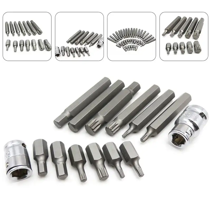 40PCS/SET hexagonal Screwdriver Bit Set 1/4" Hex Shank Star spline spline screwdriver set Screw Driver Bits Repair Tools
40PCS/SET hexagonal Screwdriver Bit Set 1/4" Hex Shank Star spline spline screwdriver set Screw Driver Bits Repair Tools