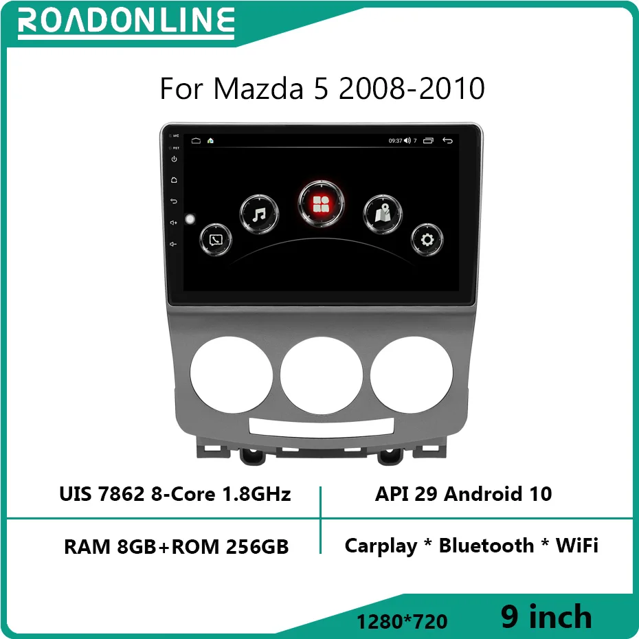 Для Mazda 5 2008-2010 разрешение UIS7862 Восьмиядерный 8 + 256 ГБ автомобильная навигация CarPlay автомобильное радио мультимедийный видеоплеер GPS
Для Mazda 5 2008-2010 разрешение UIS7862 Восьмиядерный 8 + 256 ГБ автомобильная навигация CarPlay автомобильное радио мультимедийный видеоплеер GPS