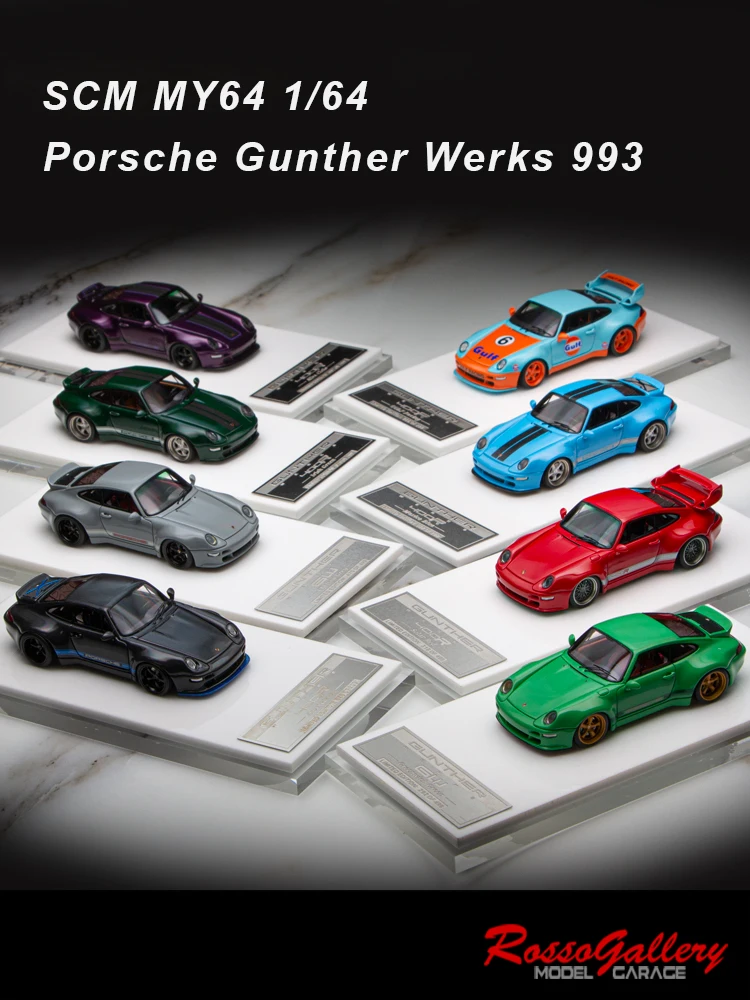SCM MY64 1:64 Porsche Gunther Werks 993 gulf Limited 499pcs collection resin car model decoration gift
SCM MY64 1:64 Porsche Gunther Werks 993 gulf Limited 499pcs collection resin car model decoration gift