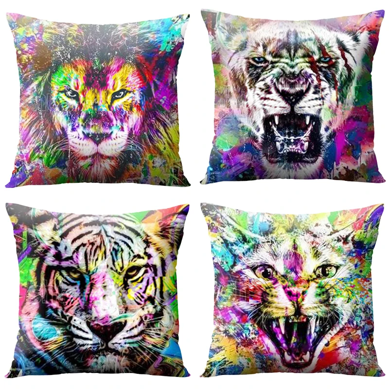 Multicolors Animal Pillow Cover 45x45cm Soft Polyester Cushion Cover Decoration Waist Throw Pillow Case for Room Sofa Home
Multicolors Animal Pillow Cover 45x45cm Soft Polyester Cushion Cover Decoration Waist Throw Pillow Case for Room Sofa Home