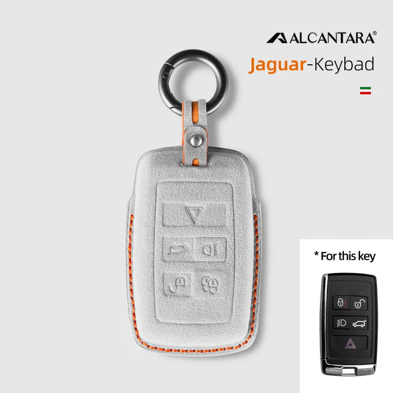 Alcantara Car Key Case Cover Holder Key Bag Shell Protection Keychain For Jaguer XEL XJL XFL F-PACE XF Auto Interior Accessories
Alcantara Car Key Case Cover Holder Key Bag Shell Protection Keychain For Jaguer XEL XJL XFL F-PACE XF Auto Interior Accessories