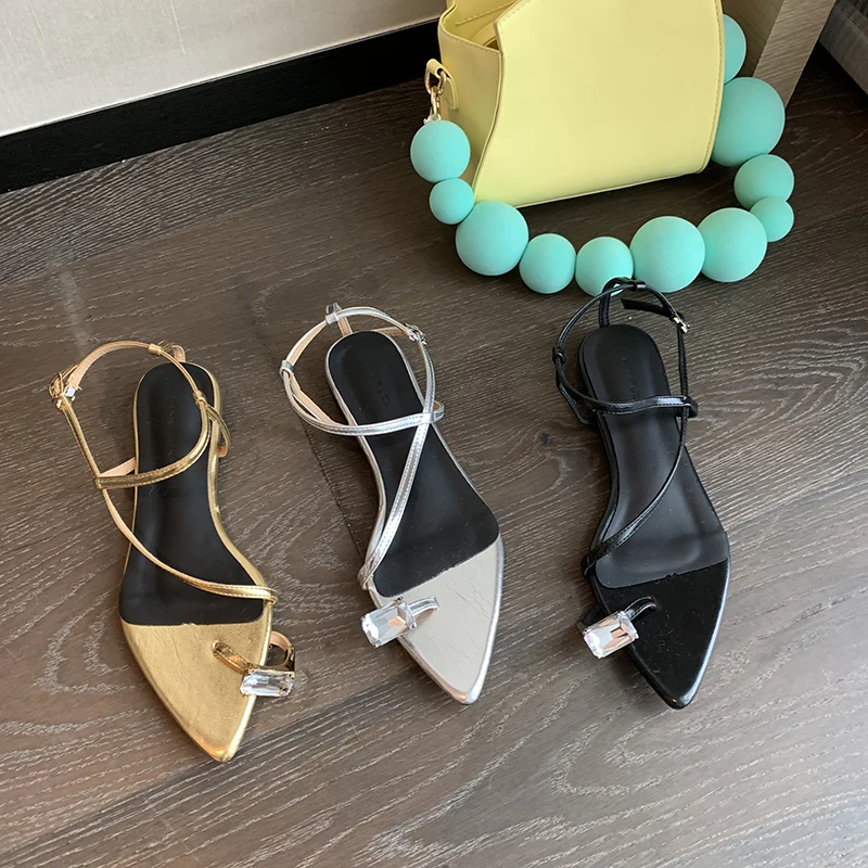 Elegant Women Sandals Clip Toe Crystal Slides Party Dress Shoes Flat Heels Cross Strap Party Pumps Black Gold Silver Slides 39
Elegant Women Sandals Clip Toe Crystal Slides Party Dress Shoes Flat Heels Cross Strap Party Pumps Black Gold Silver Slides 39