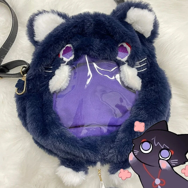 Game Genshin Impact Scaramouche Wanderer Cosplay Cat Shoulder Bags Stuffed Plush Doll Crossbody Messenger Bag Xmas Gift
Game Genshin Impact Scaramouche Wanderer Cosplay Cat Shoulder Bags Stuffed Plush Doll Crossbody Messenger Bag Xmas Gift