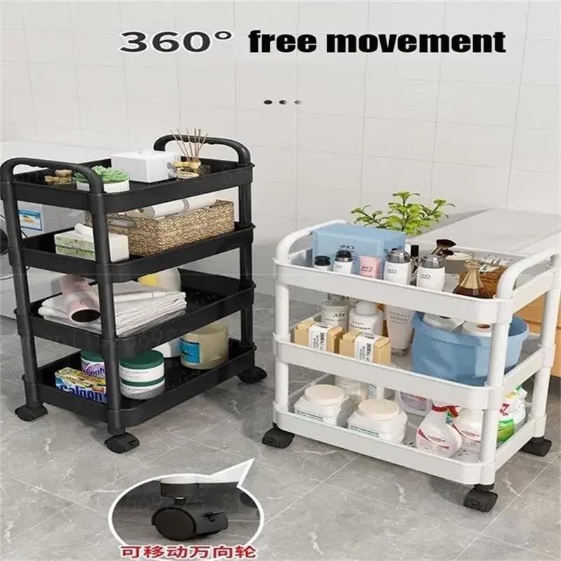 2/3/4 Layer Floor Cart Shelves Kitchen Shelf Organizer Bathroom Storage Rack Movable Shelving Bathroom Living Room Accessories
2/3/4 Layer Floor Cart Shelves Kitchen Shelf Organizer Bathroom Storage Rack Movable Shelving Bathroom Living Room Accessories