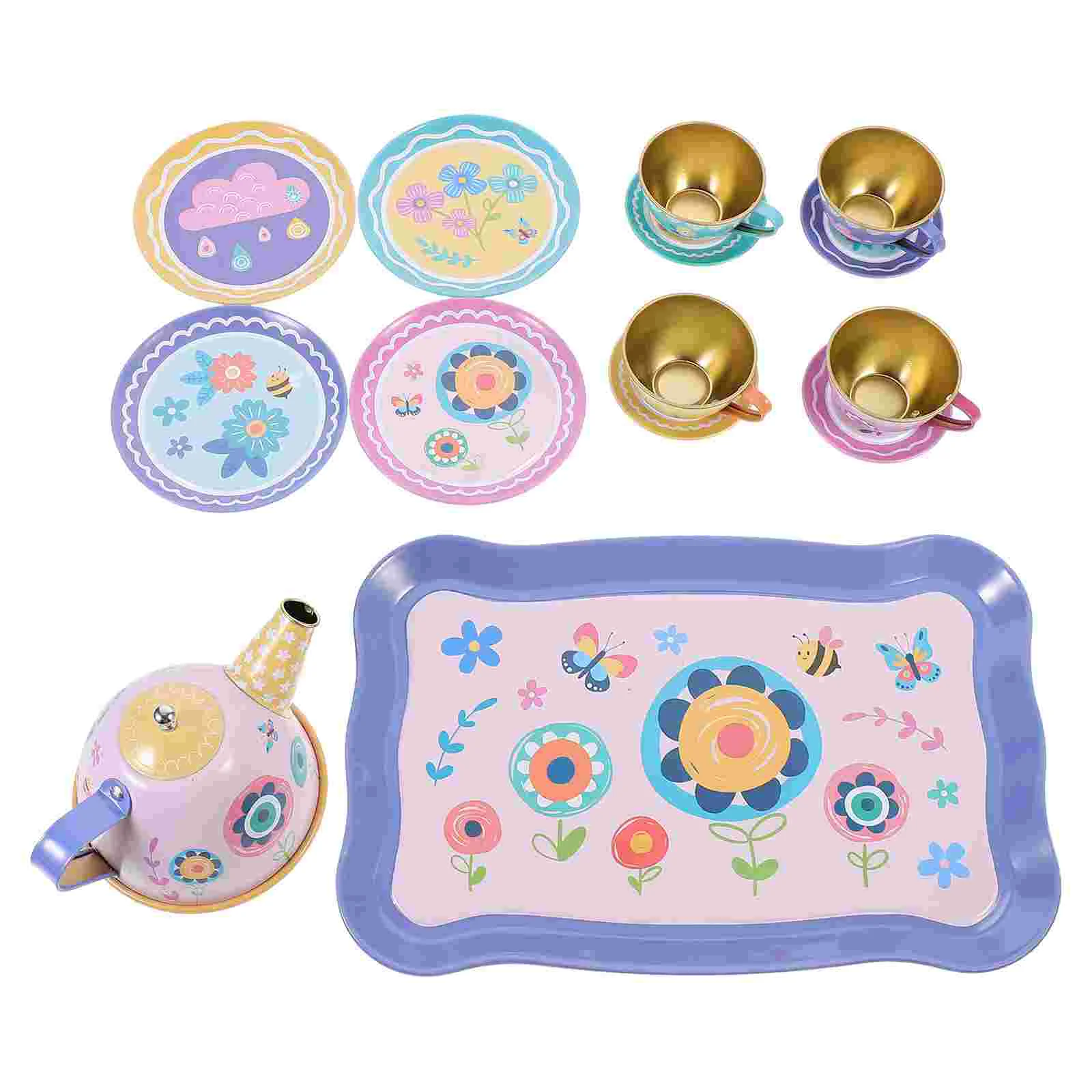 Simulated Tea Cup Tea Pot Pretend Tea Pot Set Kid Pretend Toys (Assorted Color) 
Simulated Tea Cup Tea Pot Pretend Tea Pot Set Kid Pretend Toys (Assorted Color)