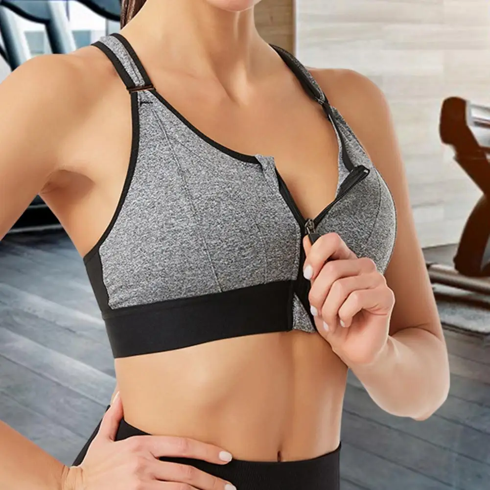 Sports Bra Zip-front Women Sports Bra Supportive Women's Sports Bra Front Zipper Closure Back Design for Running
Sports Bra Zip-front Women Sports Bra Supportive Women's Sports Bra Front Zipper Closure Back Design for Running