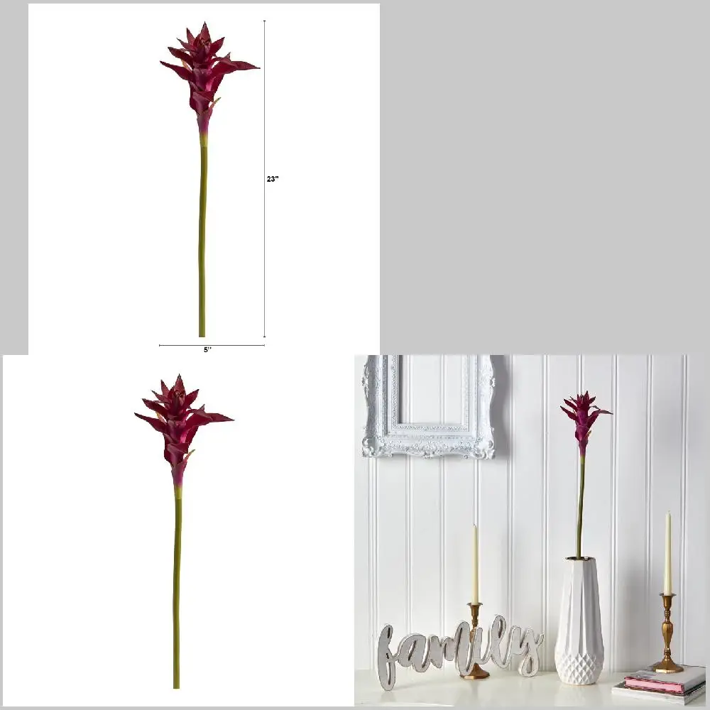 Pretty Pink 6-Pack of Star-Shaped Bromeliad Artificial Flowers, Perfect for Home Decor and Events.
Pretty Pink 6-Pack of Star-Shaped Bromeliad Artificial Flowers, Perfect for Home Decor and Events.