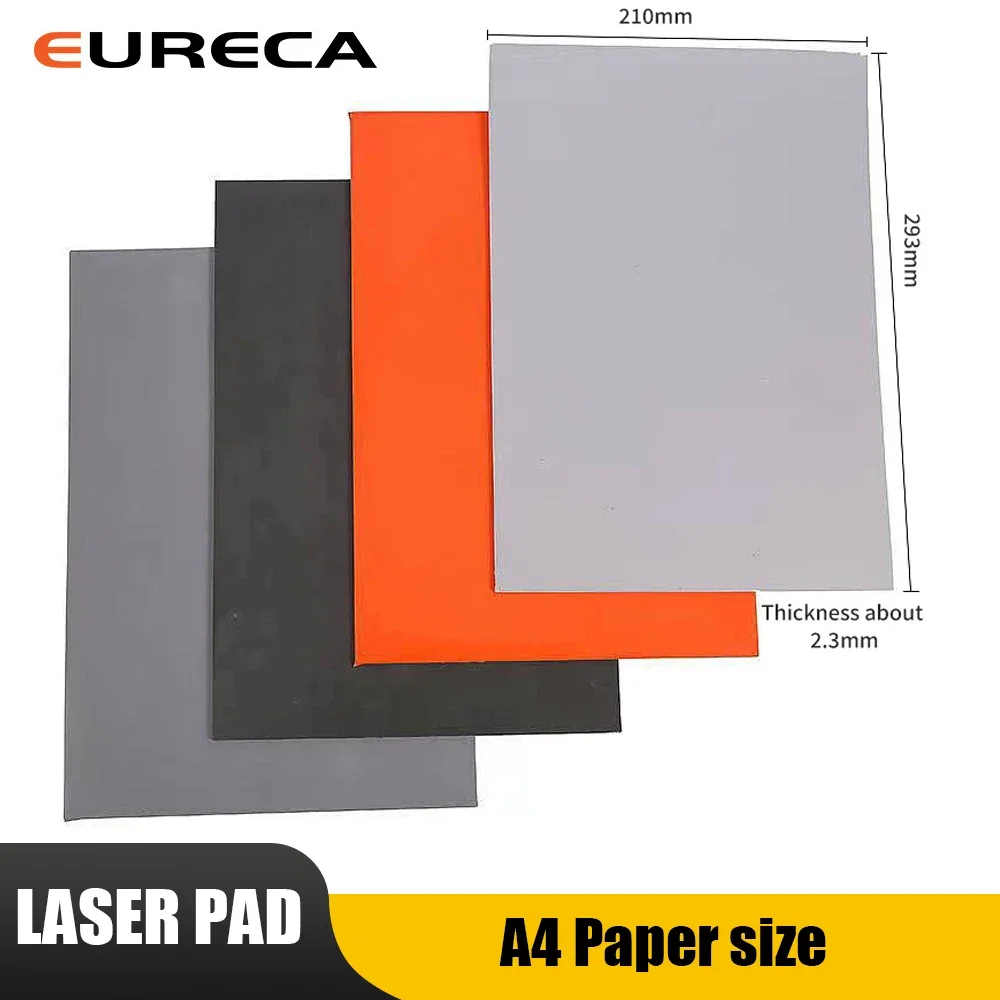 

2.3mm Laser Engraving Pad Oil Ink AbrasionResistance Precise Rubber Sheet Pad for Laser Engraving Machine Making Sealer Stamp