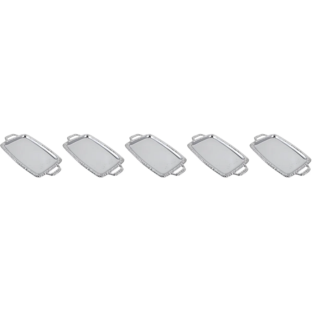 5 Pc Bread Tray Cake Plate Tableware Kitchen Storage Household Metal Chic Food Serving Durable
5 Pc Bread Tray Cake Plate Tableware Kitchen Storage Household Metal Chic Food Serving Durable