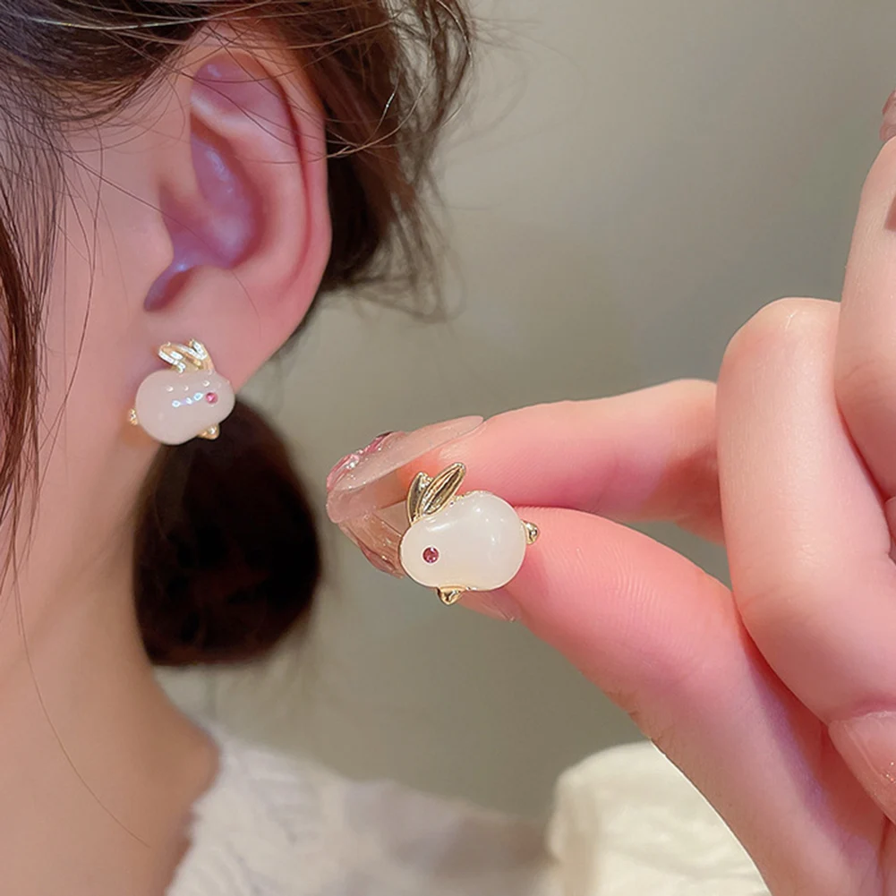 2023 New Chinese Style Retro Rabbit Earrings For Women Fashion Chinese Zodiac Stud Earrings Xmas Christmas New Year Gift Jewelry
2023 New Chinese Style Retro Rabbit Earrings For Women Fashion Chinese Zodiac Stud Earrings Xmas Christmas New Year Gift Jewelry