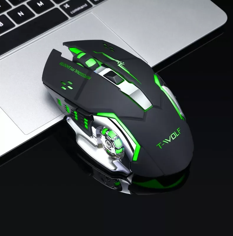 BENTOBEN Wireless 2.4G USB Optical Gaming Mouse 2400DPI Professional Gamer Mouse Backlit Rechargeable Silent Mice For PC Laptop
BENTOBEN Wireless 2.4G USB Optical Gaming Mouse 2400DPI Professional Gamer Mouse Backlit Rechargeable Silent Mice For PC Laptop