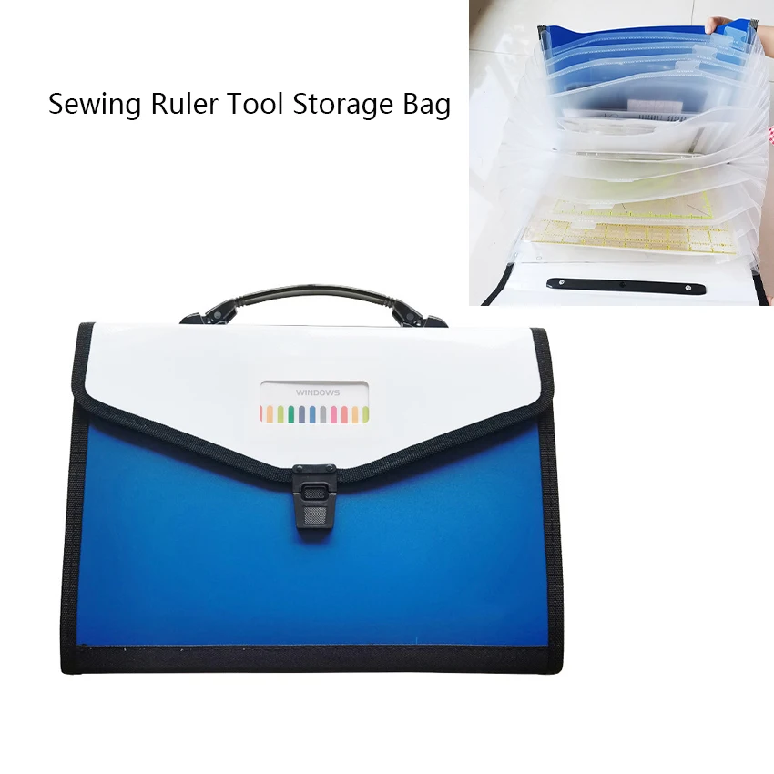 Ruler Storage Bag High Capacity Layered Storage Tool Storage Patchwork Ruler Storage Bag DIY Craft Quilting Sewing Supplies Set
Ruler Storage Bag High Capacity Layered Storage Tool Storage Patchwork Ruler Storage Bag DIY Craft Quilting Sewing Supplies Set
