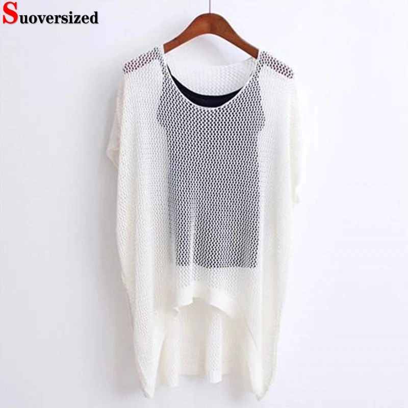 Корейский вязаный пуловер в стиле оверсайз 4xl для 80 кг, вязаные футболки с вырезами и рукавом летучая мышь, летние топы с коротким рукавом, Со...
Корейский вязаный пуловер в стиле оверсайз 4xl для 80 кг, вязаные футболки с вырезами и рукавом летучая мышь, летние топы с коротким рукавом, Со...