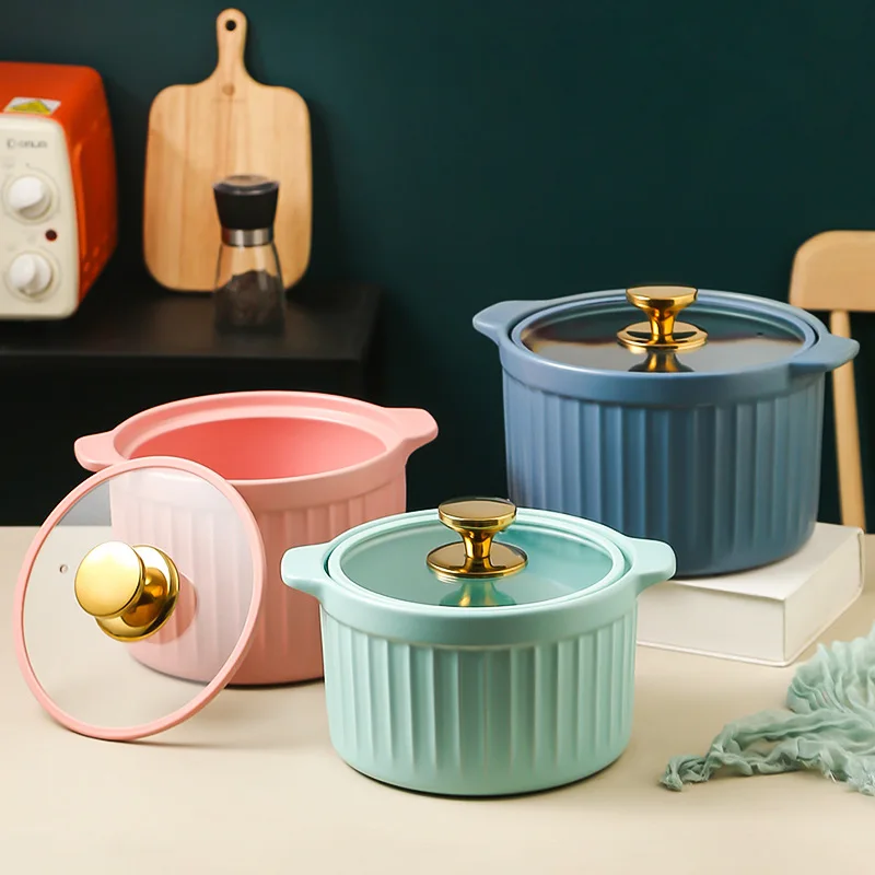 Кастрюля для тушения, суповые кастрюли с толстым дном, керамическая посуда, кастрюля для приготовления пищи, газовая плита, устойчивые к высоким температурам, кухонные аксессуары
Кастрюля для тушения, суповые кастрюли с толстым дном, керамическая посуда, кастрюля для приготовления пищи, газовая плита, устойчивые к высоким температурам, кухонные аксессуары