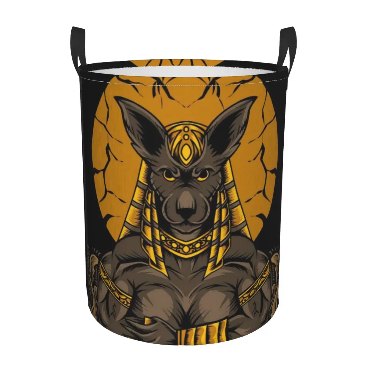 Anubis God With Engraving Ornament Dirty Laundry Basket Waterproof Home Organizer Basket Clothing Kids Toy Storage Basket
Anubis God With Engraving Ornament Dirty Laundry Basket Waterproof Home Organizer Basket Clothing Kids Toy Storage Basket