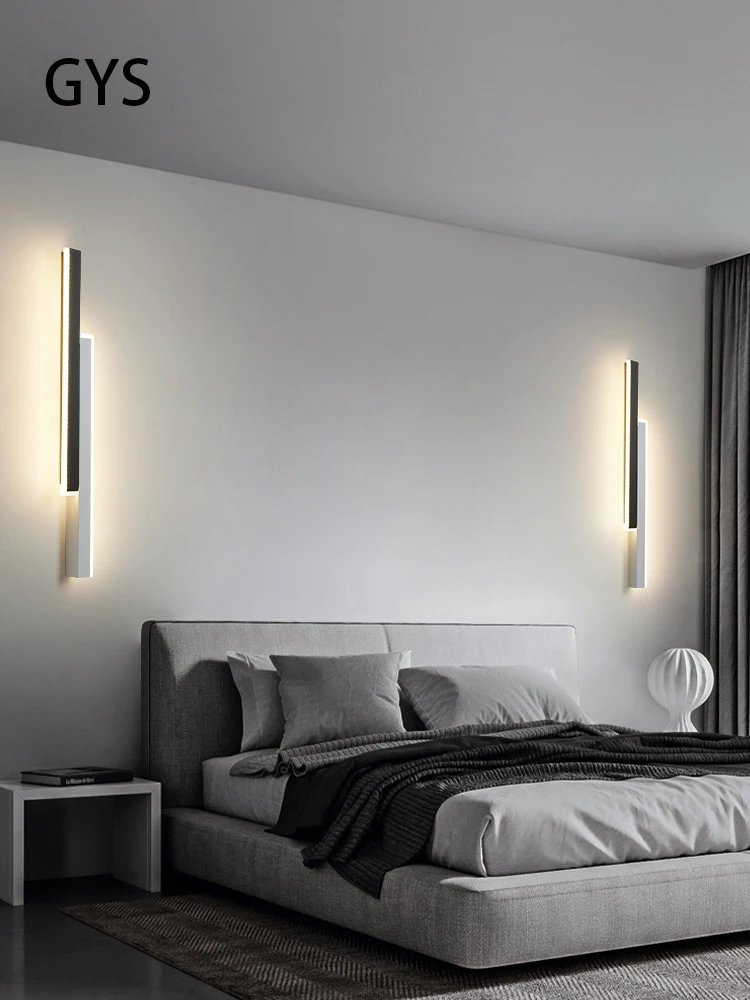 GYS Led Wall Lamp Long Line Light Bedroom Beside Lighting Nordic Modern Indoor Lights Double Decoration Simple Minimal Soft
GYS Led Wall Lamp Long Line Light Bedroom Beside Lighting Nordic Modern Indoor Lights Double Decoration Simple Minimal Soft