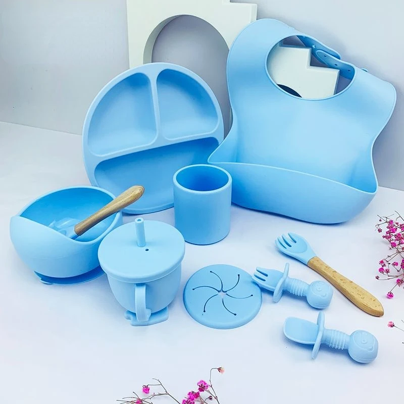 3-9 шт./комплект, Детская силиконовая посуда
3-9 шт./комплект, Детская силиконовая посуда