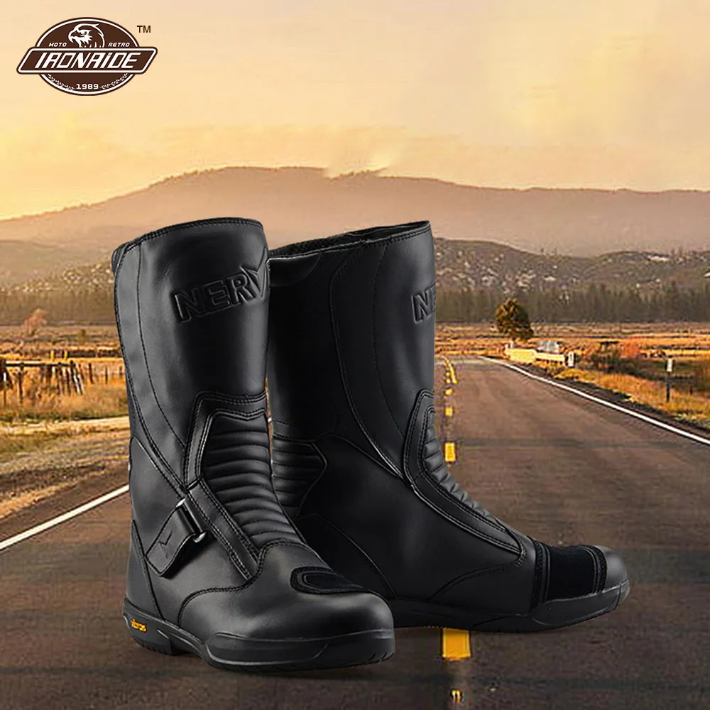 Motorcycle Boots For Men Non-slip Wear-resistant Motocross Shoes Anti-drop Bota Moto 4 Seasons Weaterproof Botas Motociclista
Motorcycle Boots For Men Non-slip Wear-resistant Motocross Shoes Anti-drop Bota Moto 4 Seasons Weaterproof Botas Motociclista