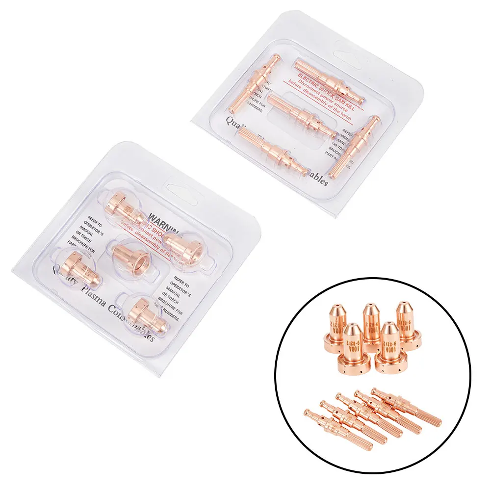 Cutting Torch Plasma Parts Replacement SL60 SL100 Tools Brand New Electrode Tips Nozzles 100pcs/Set 9-8215 9-8212
Cutting Torch Plasma Parts Replacement SL60 SL100 Tools Brand New Electrode Tips Nozzles 100pcs/Set 9-8215 9-8212