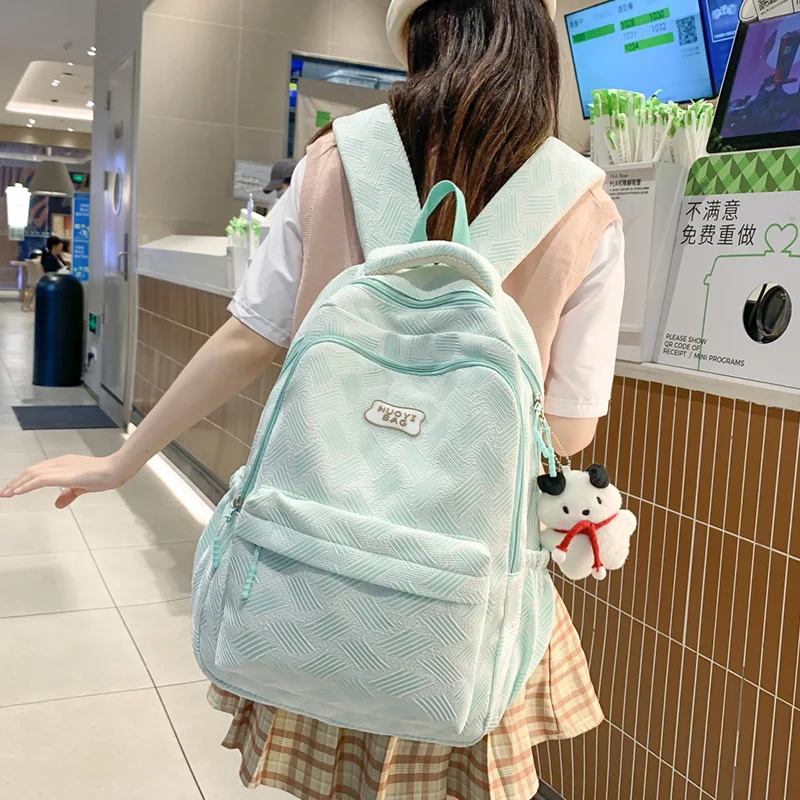 Fashion Large Capacity Women's Backpack Laptop Bag For School For Teen Girls Cute Candy Color Waterproof Nylon Travel Bag
Fashion Large Capacity Women's Backpack Laptop Bag For School For Teen Girls Cute Candy Color Waterproof Nylon Travel Bag