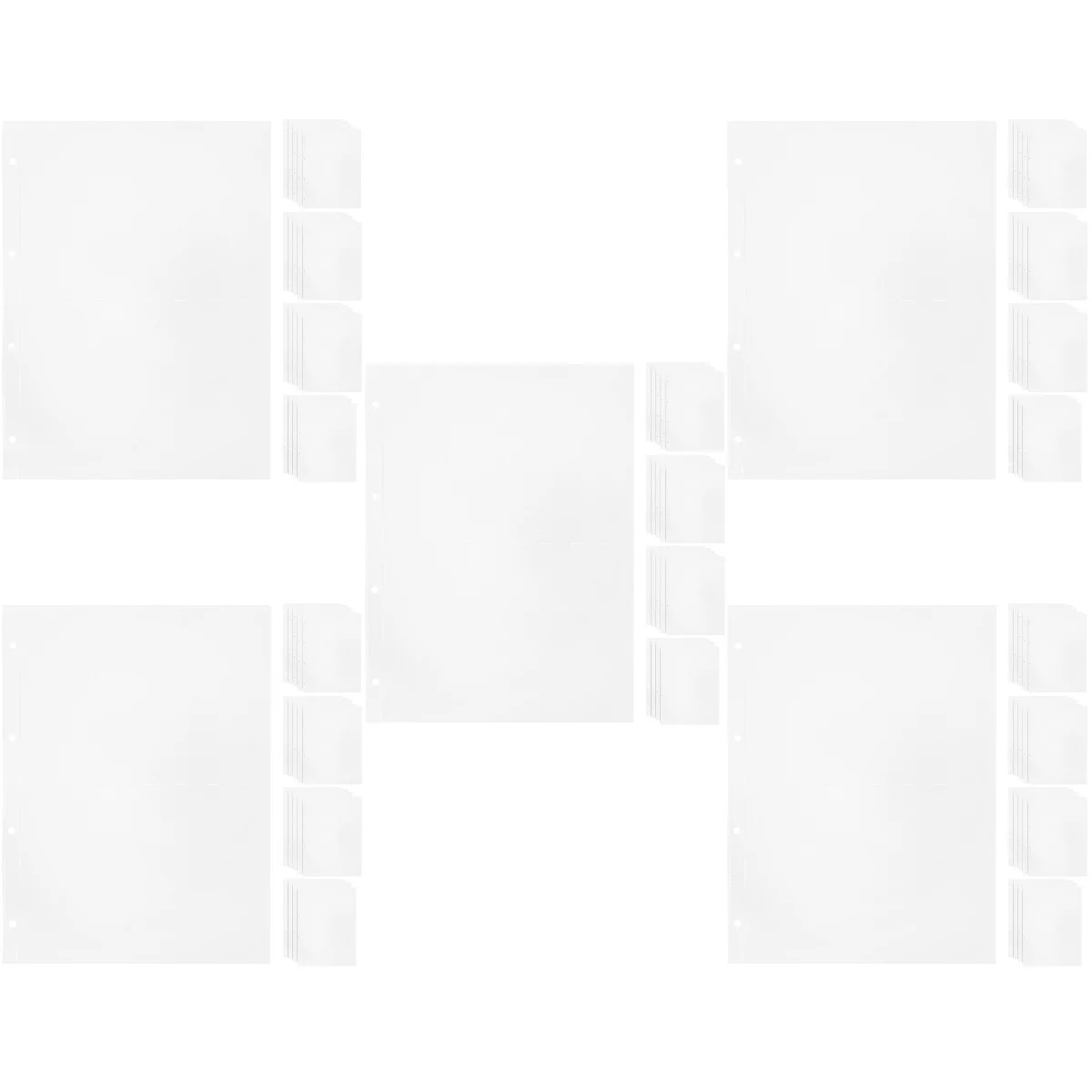 100 Sleeves Sleeves Photo Sleeves Photo Sleeves Page Protectors Postcard Album for Storage Photo Picture
100 Sleeves Sleeves Photo Sleeves Photo Sleeves Page Protectors Postcard Album for Storage Photo Picture