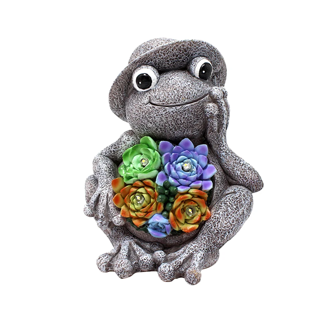 1 pc Chic Durable Adorable Solar Lawn Light Adorn Frog-shaped Statue Lamp Garden Landscape Statue
1 pc Chic Durable Adorable Solar Lawn Light Adorn Frog-shaped Statue Lamp Garden Landscape Statue