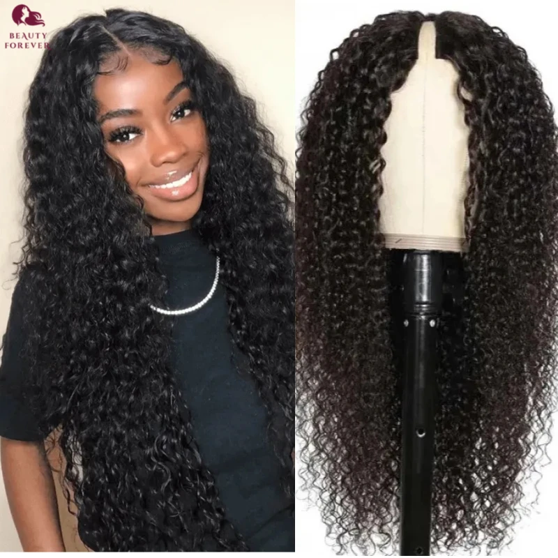 Beauty Forever V Part Human Hair Wig Jerry Curly NO Leave Out Upgrade U Part Glueless Malaysian Curly Human Hair Wig
Beauty Forever V Part Human Hair Wig Jerry Curly NO Leave Out Upgrade U Part Glueless Malaysian Curly Human Hair Wig