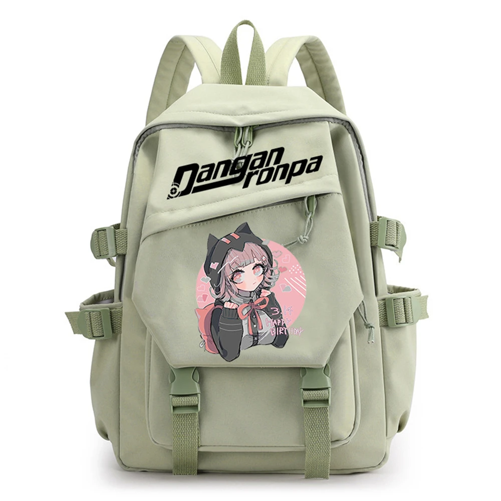 Anime Danganronpa Backpack Nylon Zipper Packsack Printing Knapsack Travel Laptop Bag Student Cartoon Schoolbag Free Pendant
Anime Danganronpa Backpack Nylon Zipper Packsack Printing Knapsack Travel Laptop Bag Student Cartoon Schoolbag Free Pendant