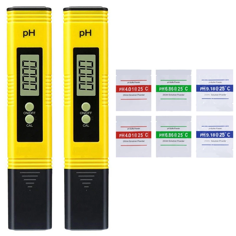 2 Pcs Water Quality Ph Testing Pens For Home Drinking Water/Swimming Pool PH Tester
2 Pcs Water Quality Ph Testing Pens For Home Drinking Water/Swimming Pool PH Tester