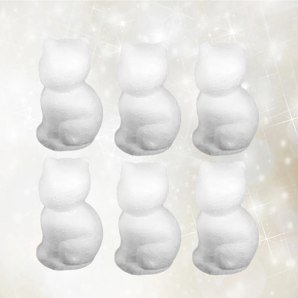 Catpolystyrene Christmas Craft Styrofoam White Kitten Shapes Children Model Animalcrafts Materials Figurine Kids Module Diy
Catpolystyrene Christmas Craft Styrofoam White Kitten Shapes Children Model Animalcrafts Materials Figurine Kids Module Diy