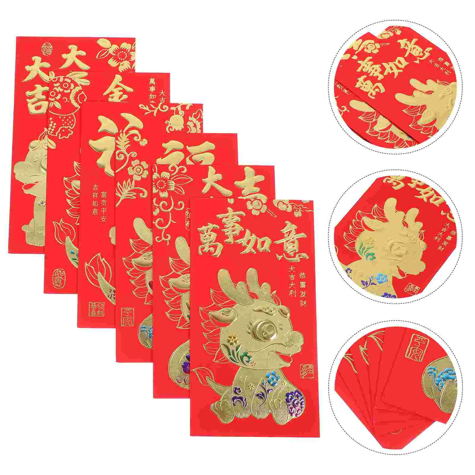 60 Pcs Paper Red Envelopes Packet Wallets Purse Chinese Style Traditional Pocket For New Year
60 Pcs Paper Red Envelopes Packet Wallets Purse Chinese Style Traditional Pocket For New Year