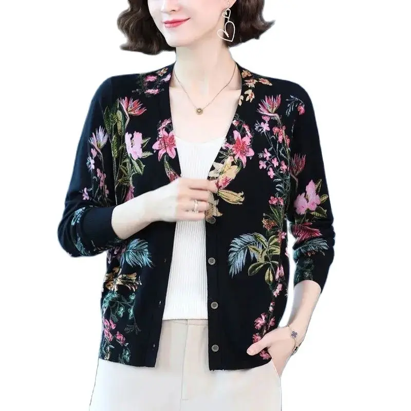 Cashmere Sweater Knitted Sweater Cardigan Spring Summer Autumn Thin Coat Shawl 2022 New High-End Tops Women Sweaters Outerwear
Cashmere Sweater Knitted Sweater Cardigan Spring Summer Autumn Thin Coat Shawl 2022 New High-End Tops Women Sweaters Outerwear