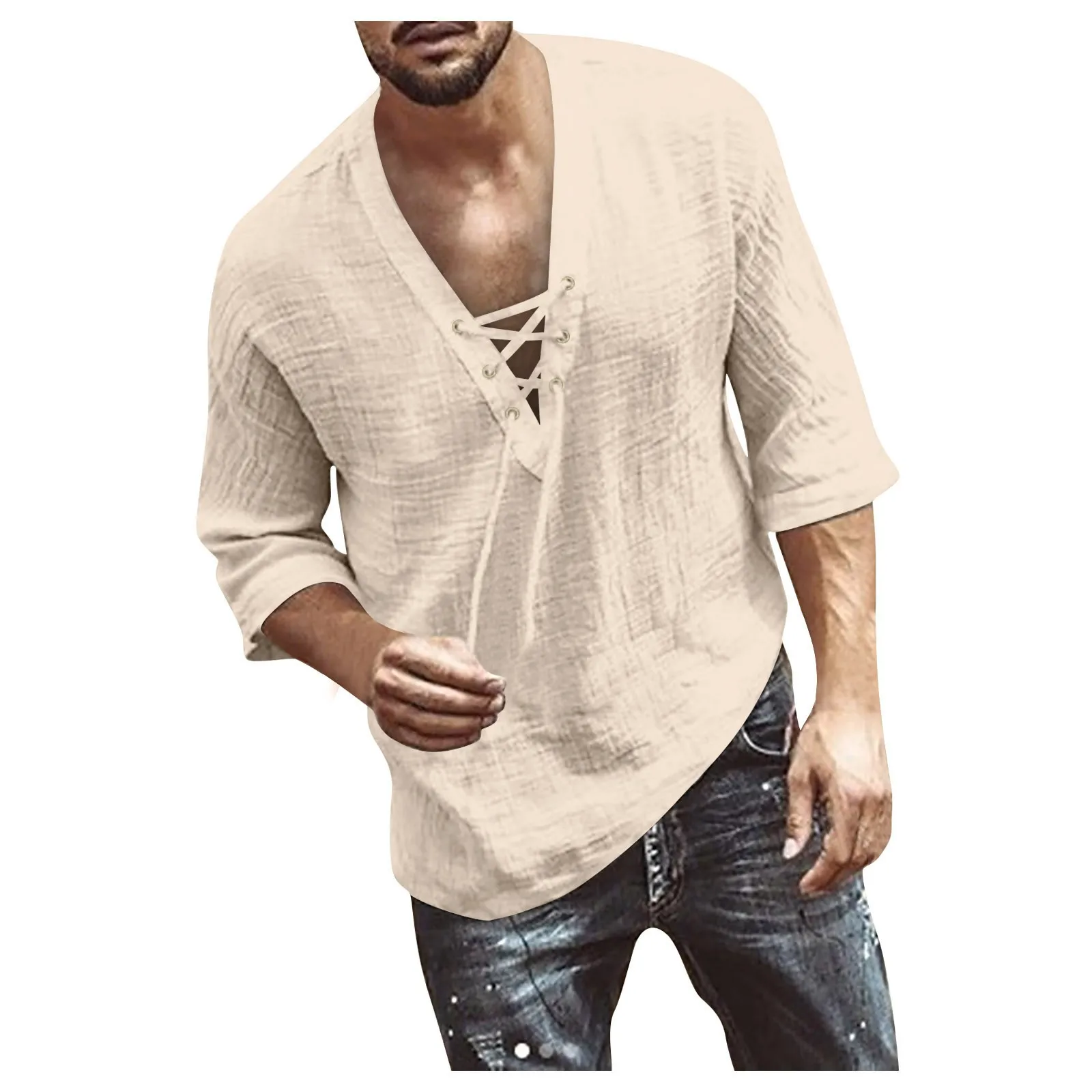 Designer Spring Summer Men's Casual Cotton Linen Solid Color Long Sleeve Shirts Loose Collar Shirts Men's Fashion Linen Shirt
Designer Spring Summer Men's Casual Cotton Linen Solid Color Long Sleeve Shirts Loose Collar Shirts Men's Fashion Linen Shirt