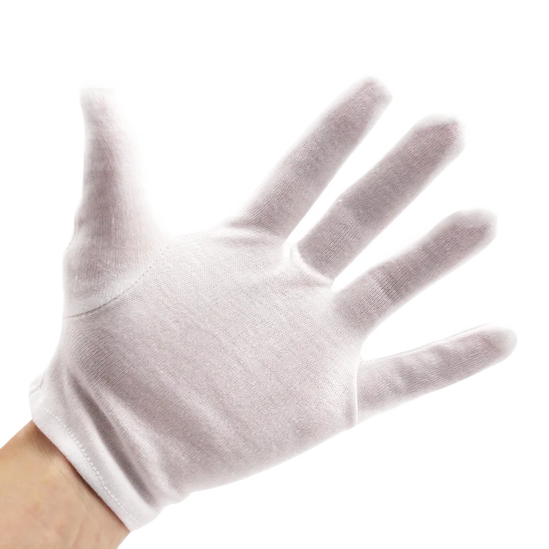 12 Pairs/Bag White Cotton Gloves Uniform Gloves Parade Costume Gloves for Police Formal Tuxedo Guard
12 Pairs/Bag White Cotton Gloves Uniform Gloves Parade Costume Gloves for Police Formal Tuxedo Guard