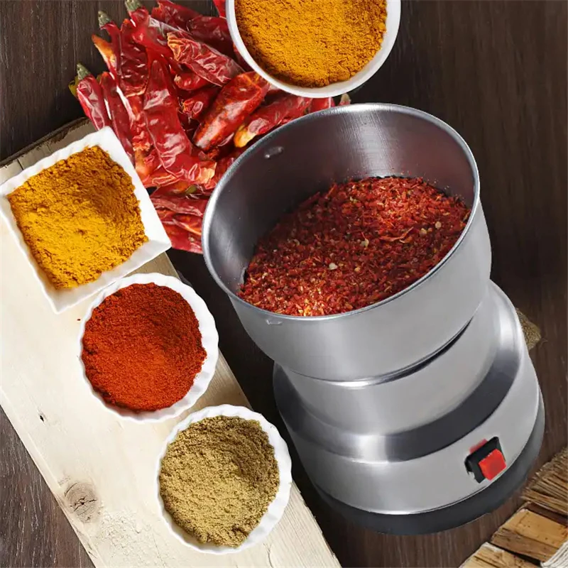 Электрическая кофемолка для кухни, злаков, орехов, бобов, специй, зерен, многофункциональная кофемолка 220 В
Электрическая кофемолка для кухни, злаков, орехов, бобов, специй, зерен, многофункциональная кофемолка 220 В