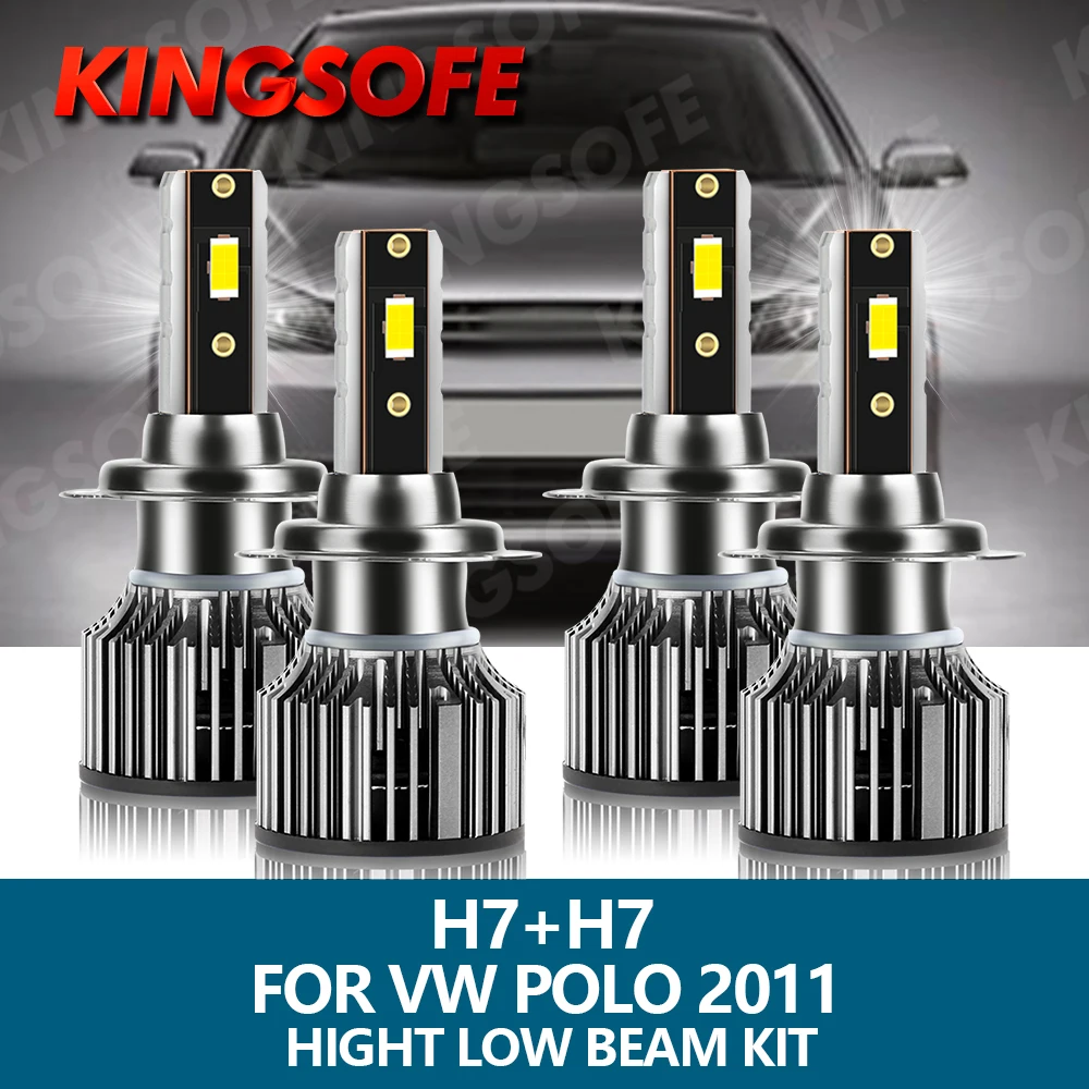 KINGSOFE 4 шт. H7 светодиодсветильник фары для Volkswagen VW POLO 2011 светильник ры 6500 лм CSP чип K белый комплект фар ближнего и дальнего света
KINGSOFE 4 шт. H7 светодиодсветильник фары для Volkswagen VW POLO 2011 светильник ры 6500 лм CSP чип K белый комплект фар ближнего и дальнего света