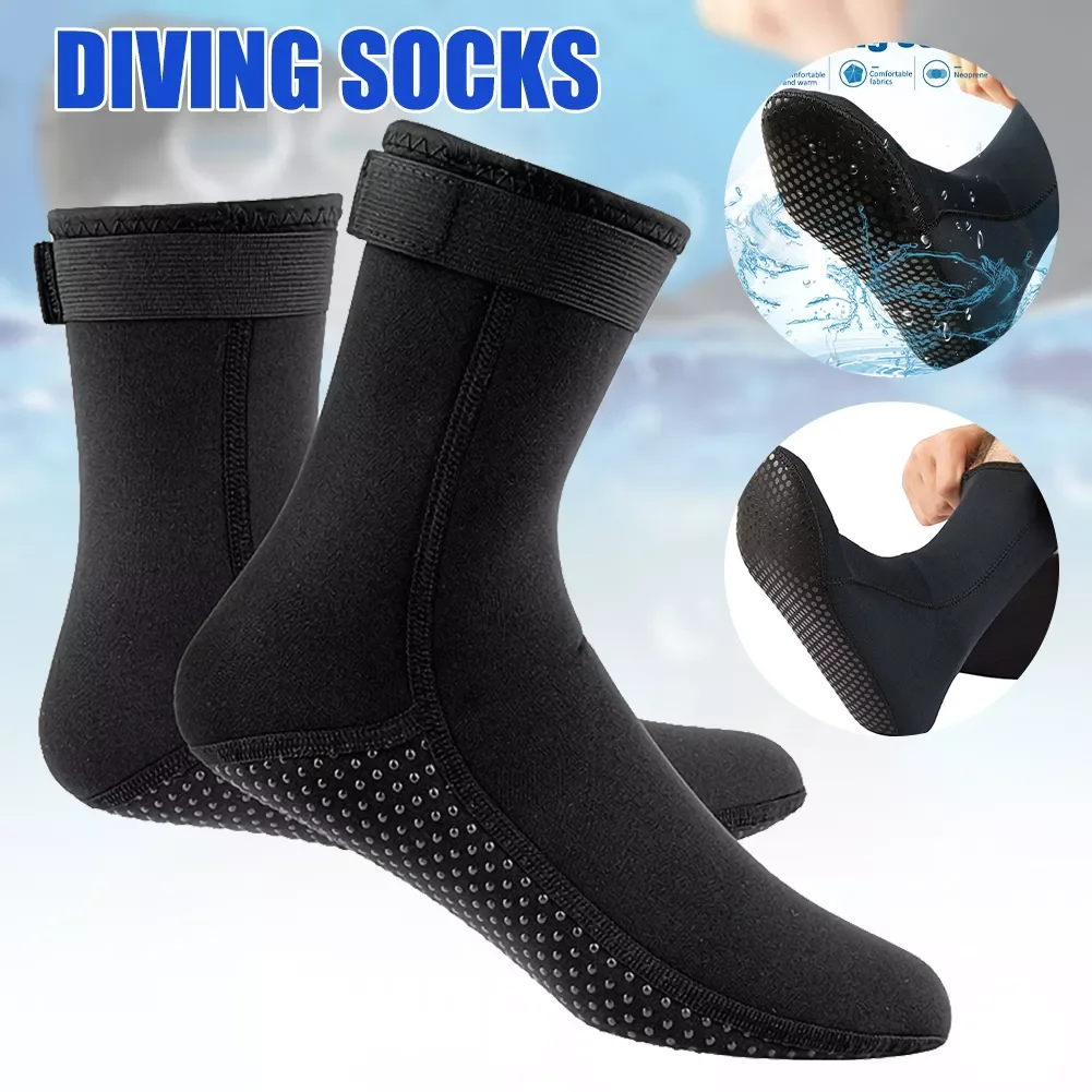 Diving Socks Waterproof Neoprene and Nylon Beach Water Sport Socks Anti-Slip for Snorkling Surfing
Diving Socks Waterproof Neoprene and Nylon Beach Water Sport Socks Anti-Slip for Snorkling Surfing