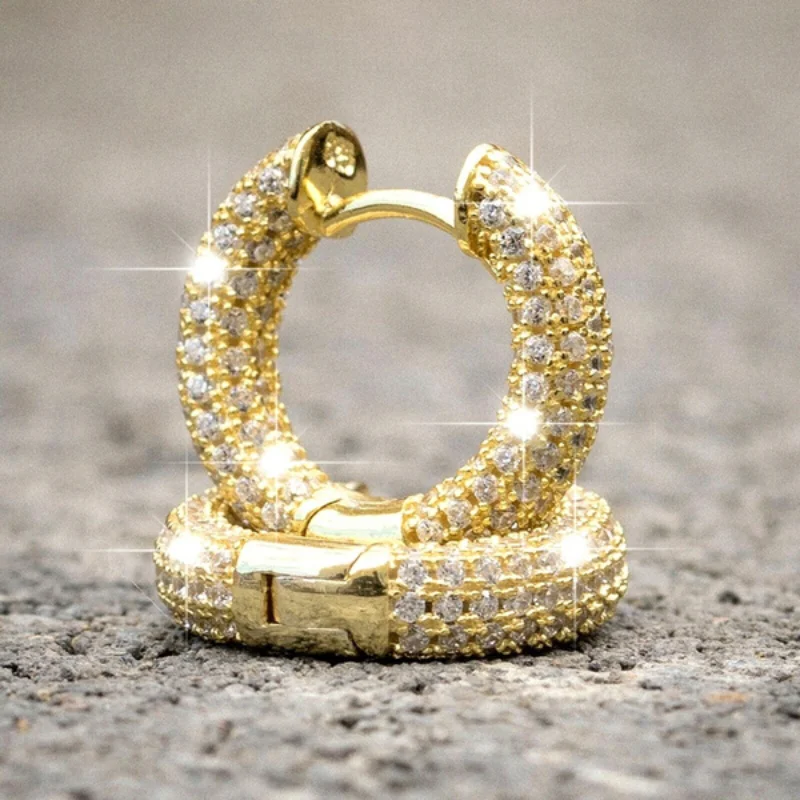Exquisite Hoop Earrings for women Shiny white Glass Filled Simple Stylish Daily Wearable round Earring fashion Wedding Jewelry
Exquisite Hoop Earrings for women Shiny white Glass Filled Simple Stylish Daily Wearable round Earring fashion Wedding Jewelry