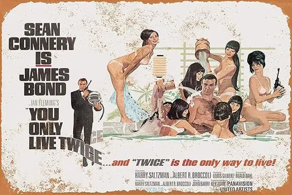 Металлическая вывеска James Bond 1p,1967 You Only Live Twice
Металлическая вывеска James Bond 1p,1967 You Only Live Twice