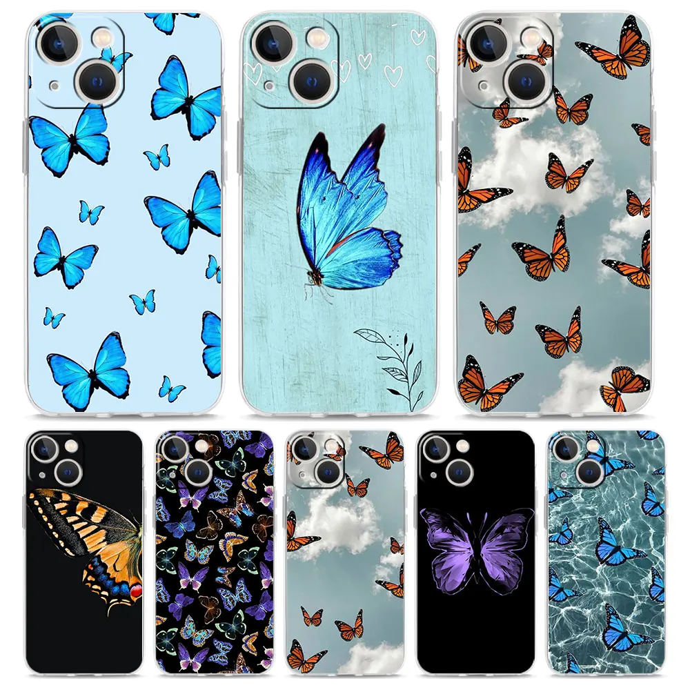 Luxury Transparent Phone Case For iPhone 14 13 12 11 Pro Max XS X XR SE3 7 8 Plus Soft Clear Shockproof Cover butterfly
Luxury Transparent Phone Case For iPhone 14 13 12 11 Pro Max XS X XR SE3 7 8 Plus Soft Clear Shockproof Cover butterfly
