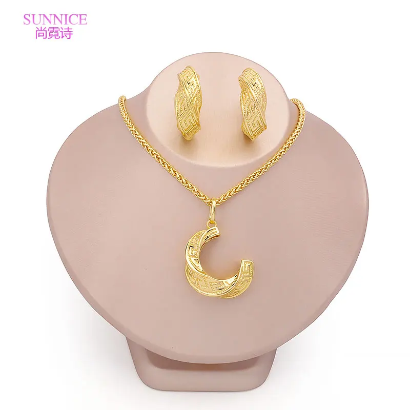 18k Gold Color Brazilian Jewelry Sets For Women Fashion Moon Necklace Hoop Earrings Nigeria Bride Jewellery Wedding Party Gifts
18k Gold Color Brazilian Jewelry Sets For Women Fashion Moon Necklace Hoop Earrings Nigeria Bride Jewellery Wedding Party Gifts