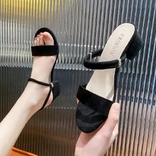 Women's Sandals Chunky Heel Brand Slippers Summer Flip-Flops Narrow Strap Sandals Elegant Mule Shoes Women's Slippers Large 42
Women's Sandals Chunky Heel Brand Slippers Summer Flip-Flops Narrow Strap Sandals Elegant Mule Shoes Women's Slippers Large 42