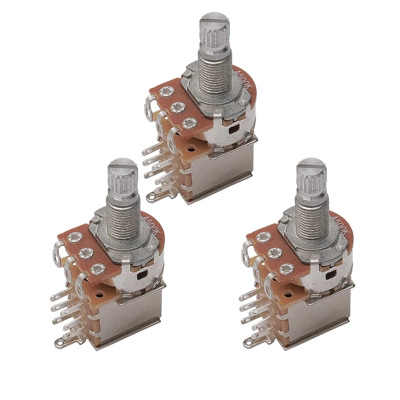 3Pcs A500K Potentiometer Push Pull Switch Guitar Control Pot Electric Guitar Tone Volume Parts
3Pcs A500K Potentiometer Push Pull Switch Guitar Control Pot Electric Guitar Tone Volume Parts