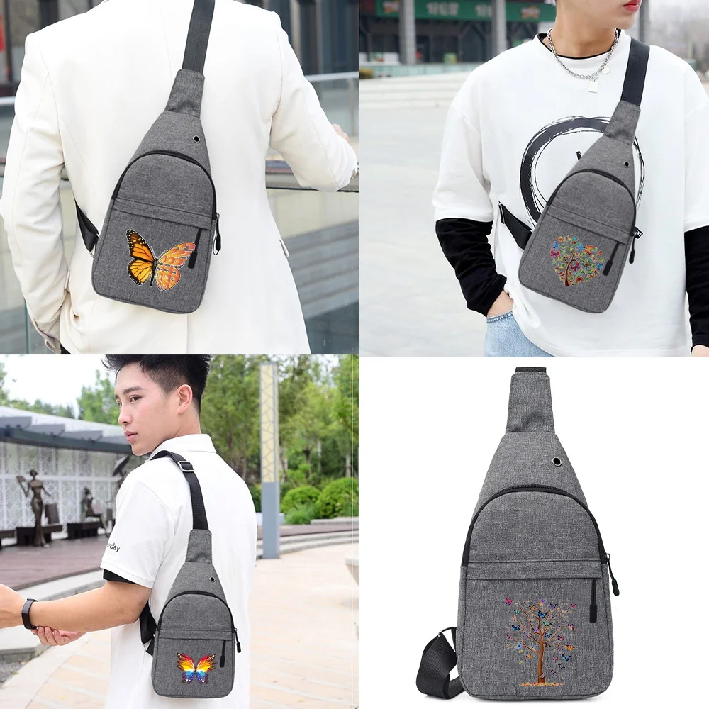 Men Shoulder Bag Chest Bags Crossbody Bags Butterfly Print Fashion Backpacks Picnic Canvas Handbags Travel Casual Sports Tote
Men Shoulder Bag Chest Bags Crossbody Bags Butterfly Print Fashion Backpacks Picnic Canvas Handbags Travel Casual Sports Tote