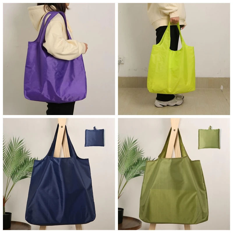 Eco-Friendly Foldable Shopping Bag Reusable Portable Large Shoulder Handbags for Travel Grocery Fashion Pocket Tote Bags
Eco-Friendly Foldable Shopping Bag Reusable Portable Large Shoulder Handbags for Travel Grocery Fashion Pocket Tote Bags