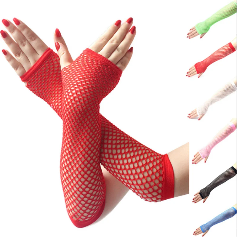 1 Pair Sexy Women Party Neon Fishnet Fingerless Long Gloves Sun Protection Sleeves Mesh Lace Thin Gloves Summer Arm Warmer
1 Pair Sexy Women Party Neon Fishnet Fingerless Long Gloves Sun Protection Sleeves Mesh Lace Thin Gloves Summer Arm Warmer