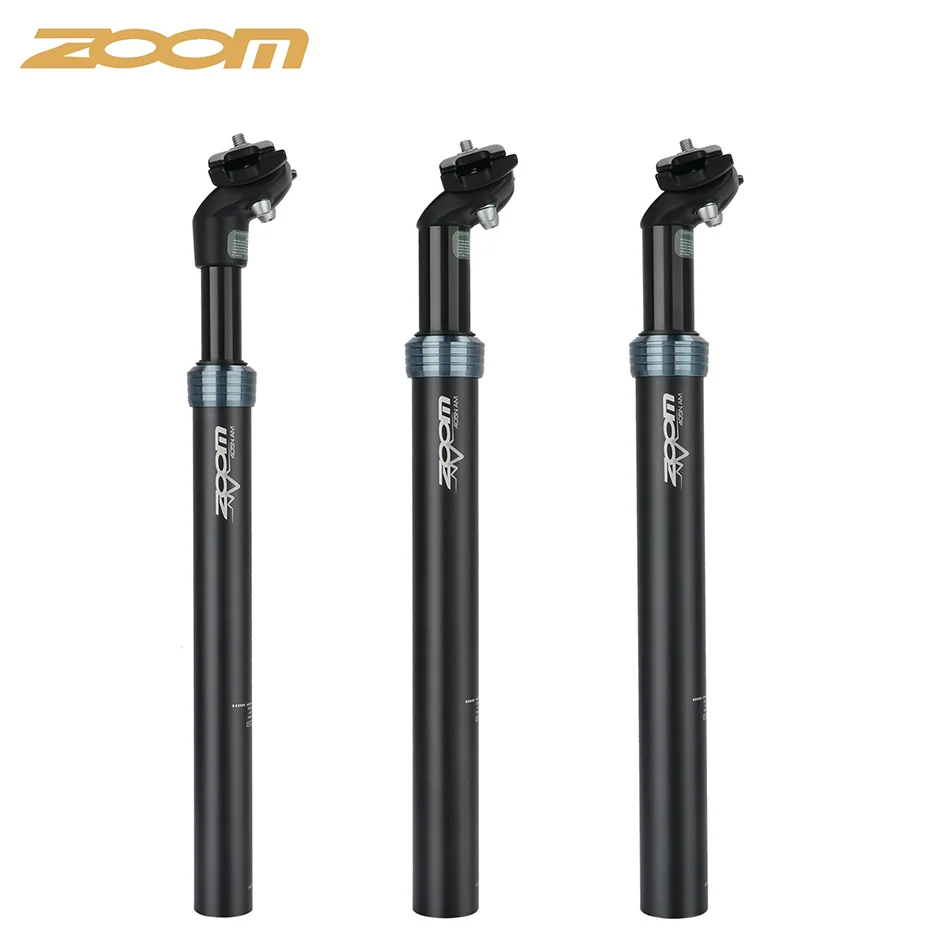 ZOOM Bicycle Seatpost 27.2/28.6/30.0/30.4/30.8/30.9/31.6/33.9mm Mountain Bike Suspension Shock Absorber Seat Tube
ZOOM Bicycle Seatpost 27.2/28.6/30.0/30.4/30.8/30.9/31.6/33.9mm Mountain Bike Suspension Shock Absorber Seat Tube