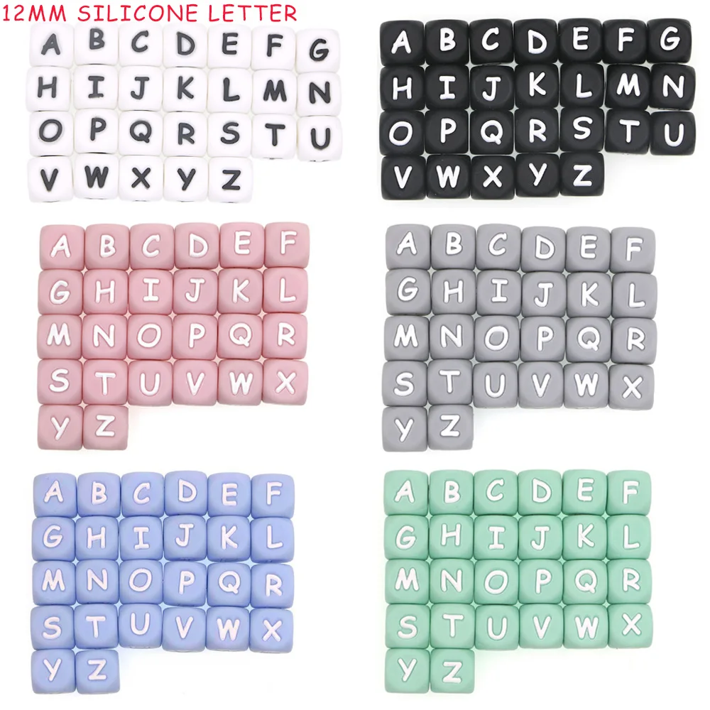 20/100/200/500/1000Pcs Silicone Letter Beads 12mm English Alphabet Food Grade DIY Personalized Name Pacifier Chain Pendant 
20/100/200/500/1000Pcs Silicone Letter Beads 12mm English Alphabet Food Grade DIY Personalized Name Pacifier Chain Pendant