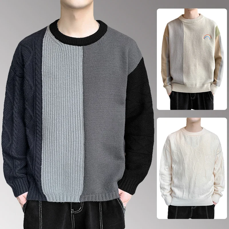 Autumn and Winter New Casual Slim Long-sleeved Sweater Men's Comfortable Warm and Handsome Youth Knitted Round Neck Top
Autumn and Winter New Casual Slim Long-sleeved Sweater Men's Comfortable Warm and Handsome Youth Knitted Round Neck Top