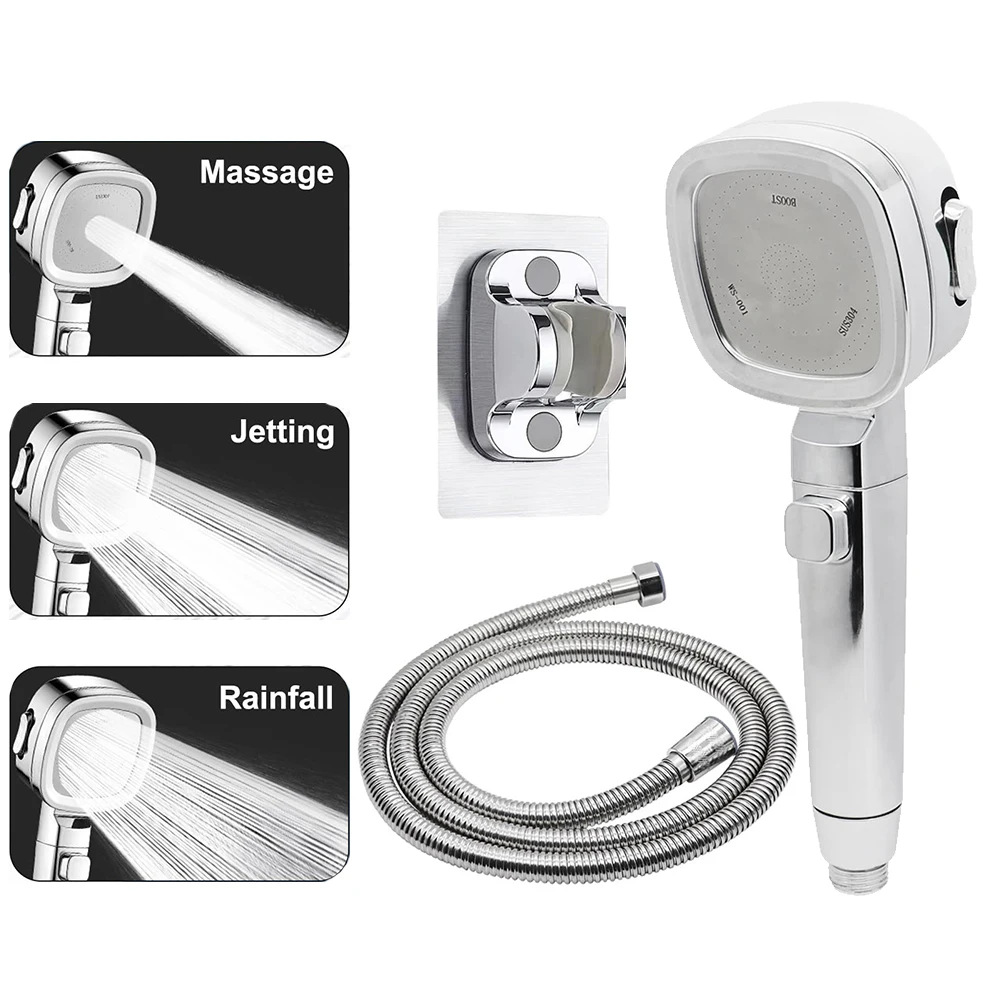 RV Camper Shower Head Hose 3 Spray Modes High Pressure Water Saving Shower Head 60inch Encrypted Pipe+Bracket For Travel Trailer
RV Camper Shower Head Hose 3 Spray Modes High Pressure Water Saving Shower Head 60inch Encrypted Pipe+Bracket For Travel Trailer